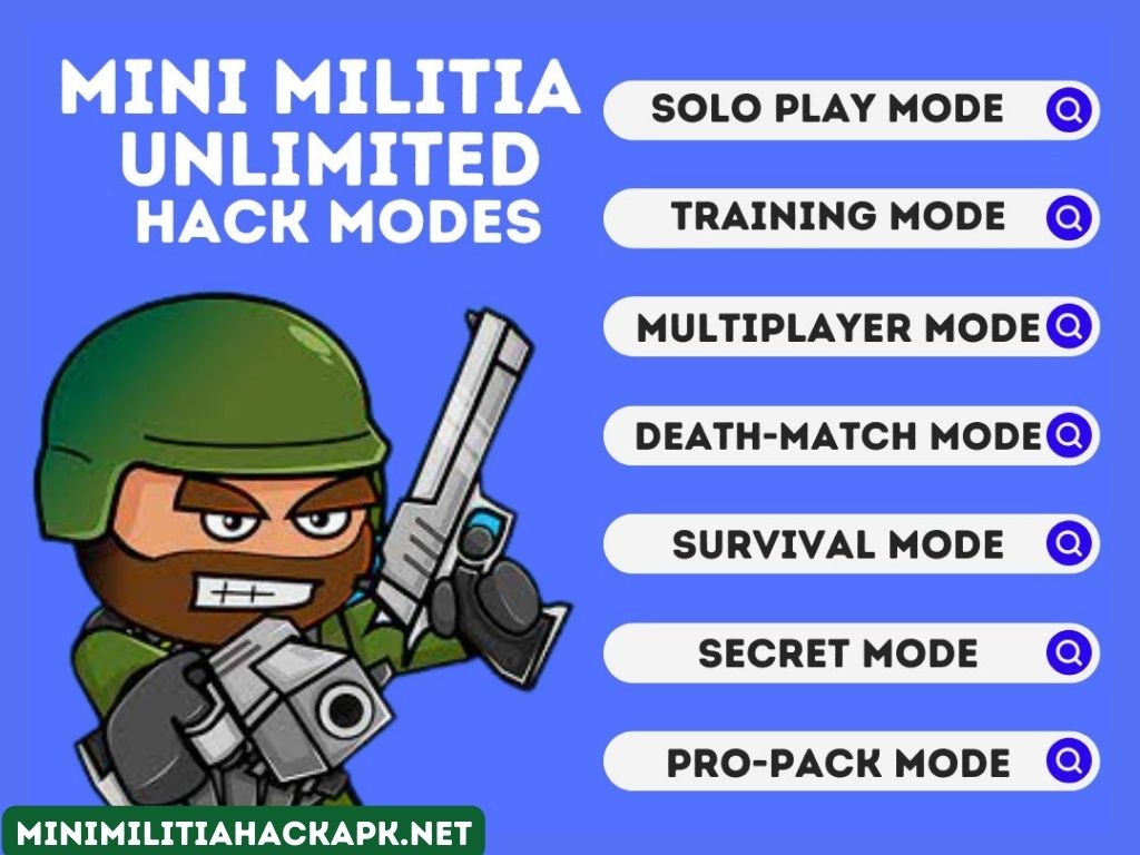 Mini Militia Unlimited Hack Modes