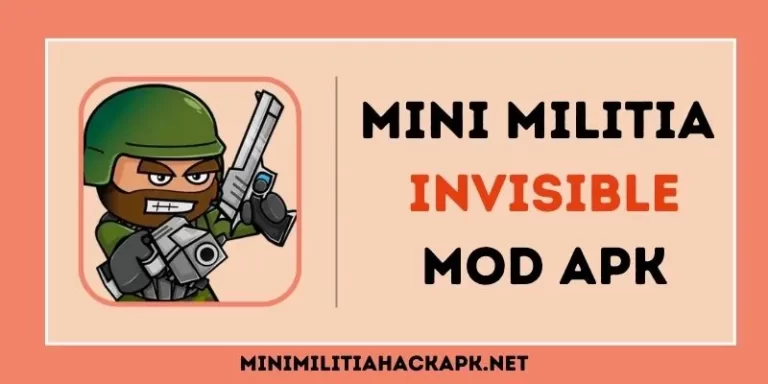 Mini Militia Invisible MOD 2023 (Invisible Avatar Mode)
