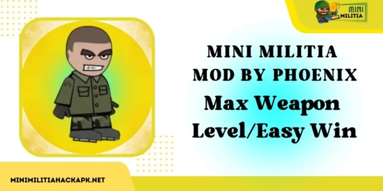 Mini Militia MOD By Phoenix 2023 Max Weapon Level/Easy Win