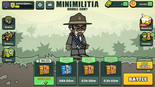 More About older version of Mini Militia Pro Pack