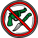 No firearms