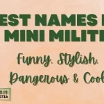 Best Names For Mini Militia Funny, Stylish, Dangerous Cool
