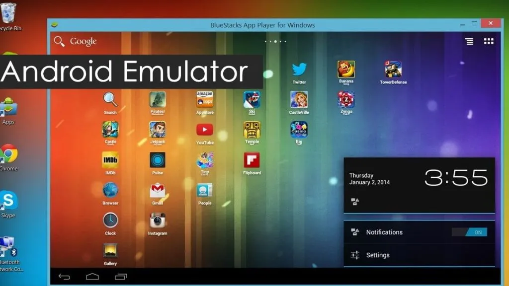 Download an android emulator