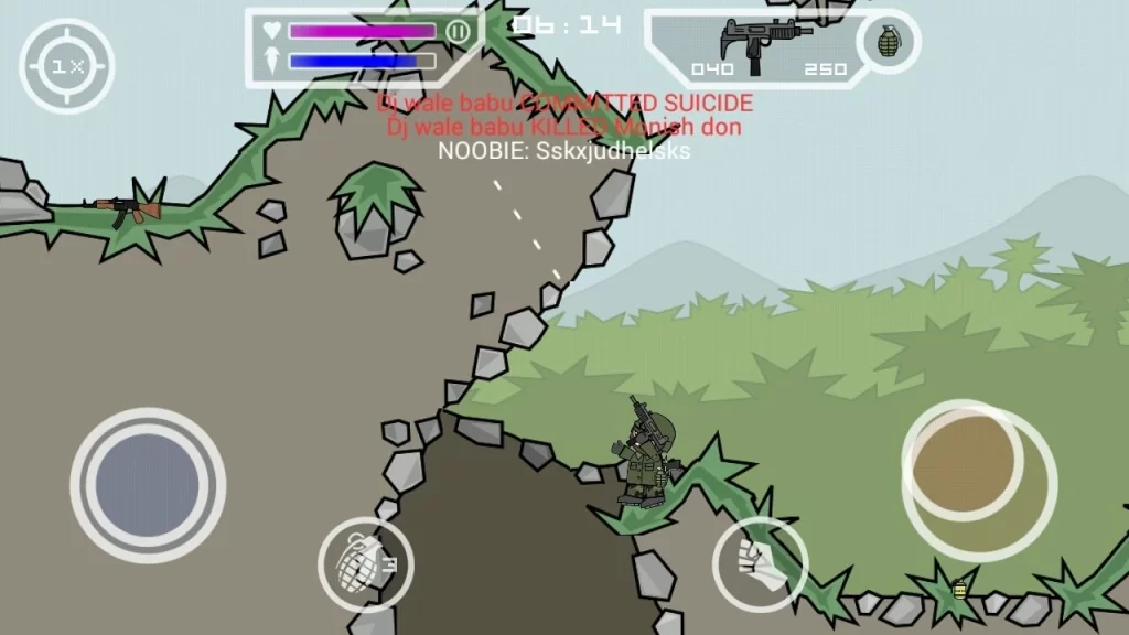 Mini Militia 3 Mod APK Gameplay 