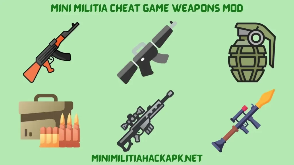 Mini Militia Cheat Game Weapons MOD