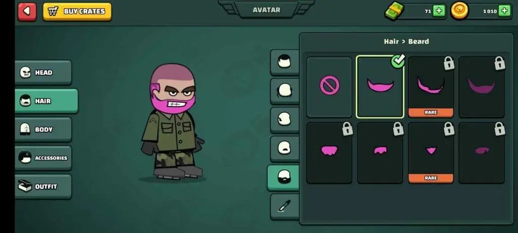 Mini Militia Pink Color Avatar Customization