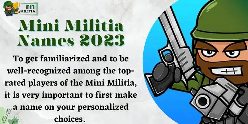 Mini Militia Names 2023