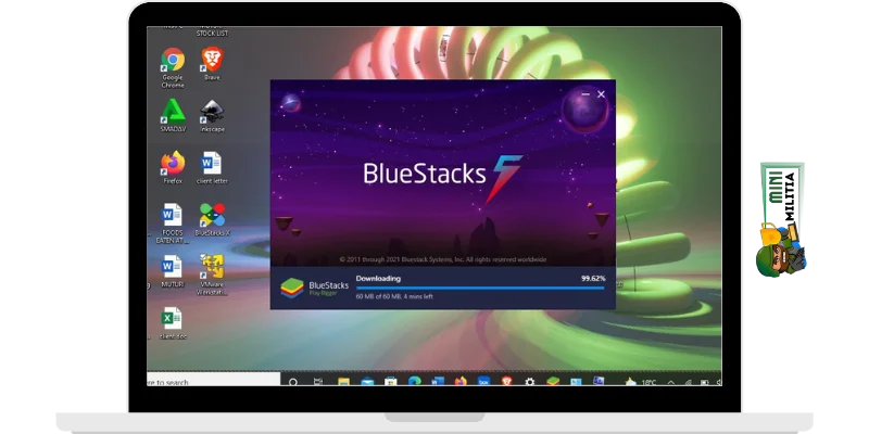 First, you must Install an Android emulator. Download any Android emulator like BlueStacks or NoxPlayer on your PC. These emulators simulate an Android environment on your computer.