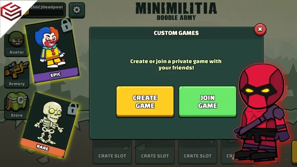 How To Create Room In The Mini Militia Game