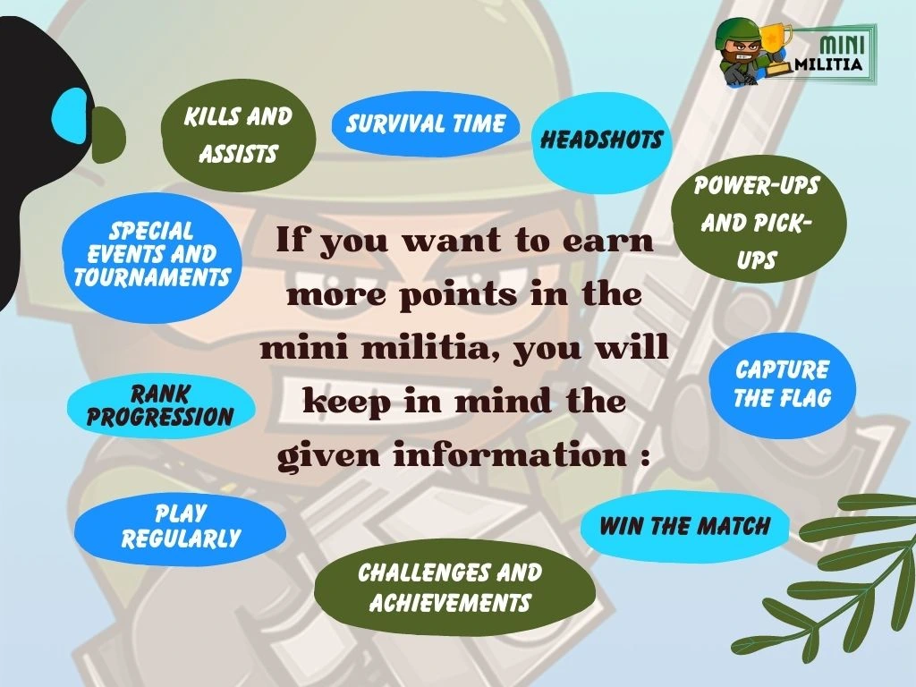 If you want to earn more points in the mini militia, you will keep in mind the given information