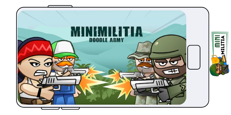 Open the Mini Militia game app.